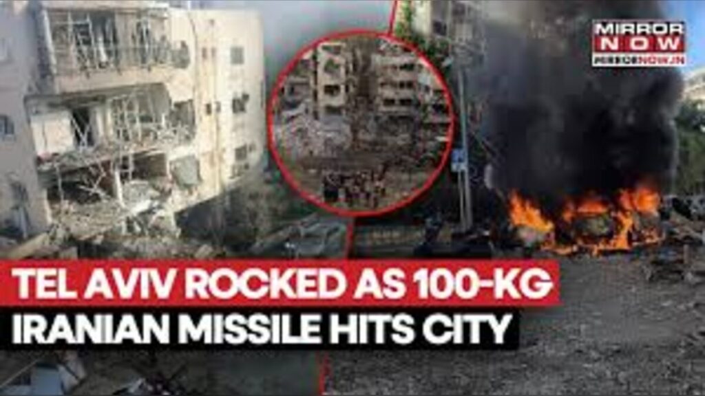 Iranian Missile Fragments Slam Central Israel Cities Leaving Cars Flipped and Streets Shattered Across Rosh Haayin and Tel Aviv Area