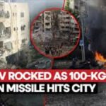 Iranian Missile Fragments Slam Central Israel Cities Leaving Cars Flipped and Streets Shattered Across Rosh Haayin and Tel Aviv Area