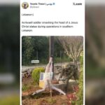Israeli Soldier Smashing Head of Jesus