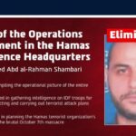 Iyad Ahmed Abd al-Rahman Shambari, Head of the Operations Department in Hamas’ Military Intelligence Headquarters