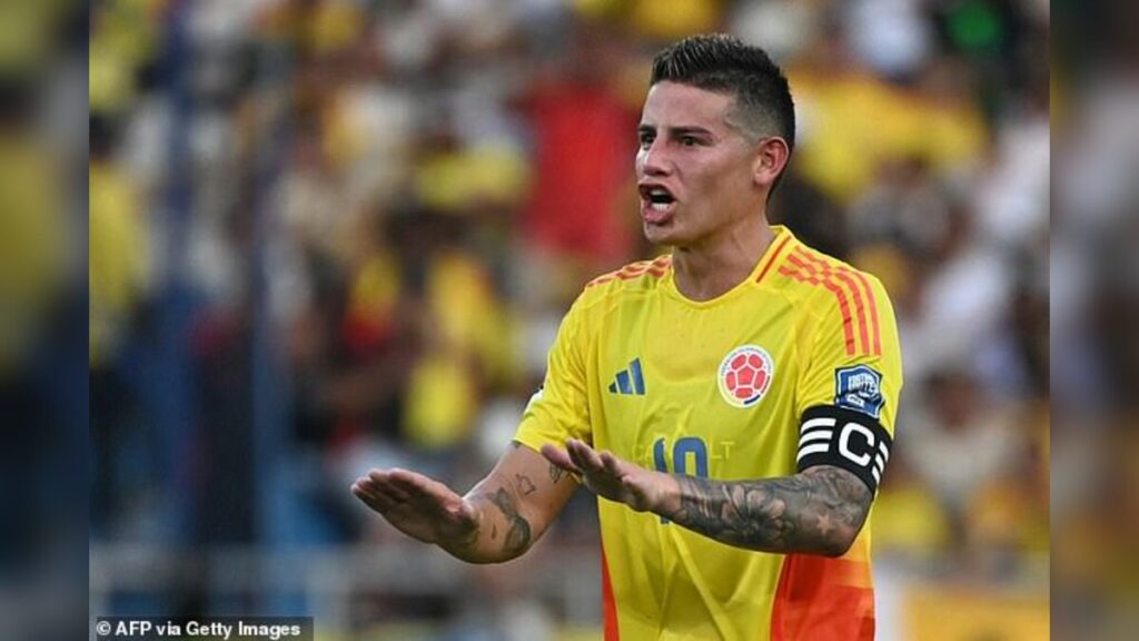 James Rodríguez Battles Severe Dehydration After Colombia Faces France in Maryland