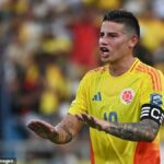 James Rodríguez Battles Severe Dehydration After Colombia Faces France in Maryland