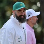Jason Kelce charms Augusta National fans during Masters par-three contest with unexpected sportsmanship