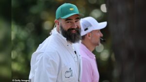 Jason Kelce charms Augusta National fans during Masters par-three contest with unexpected sportsmanship