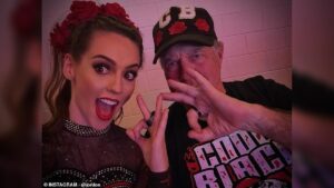 Jordon Hudson and Bill Belichick