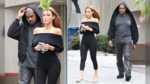 Kanye West and Bianca Censori