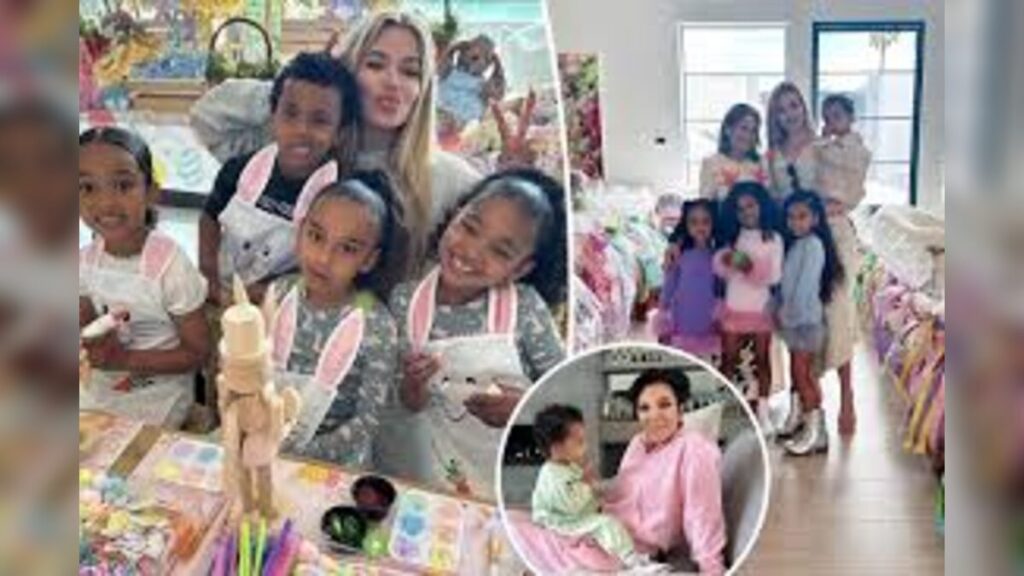 Kardashian Jenner family stuns fans in Palm Springs with lavish Easter celebration and extravagant decorations