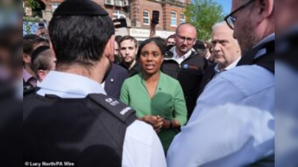 Kemi Badenoch warns of rising antisemitic violence in Golders Green London after terror stabbing shocks local community