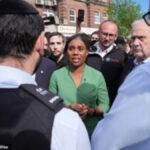 Kemi Badenoch warns of rising antisemitic violence in Golders Green London after terror stabbing shocks local community