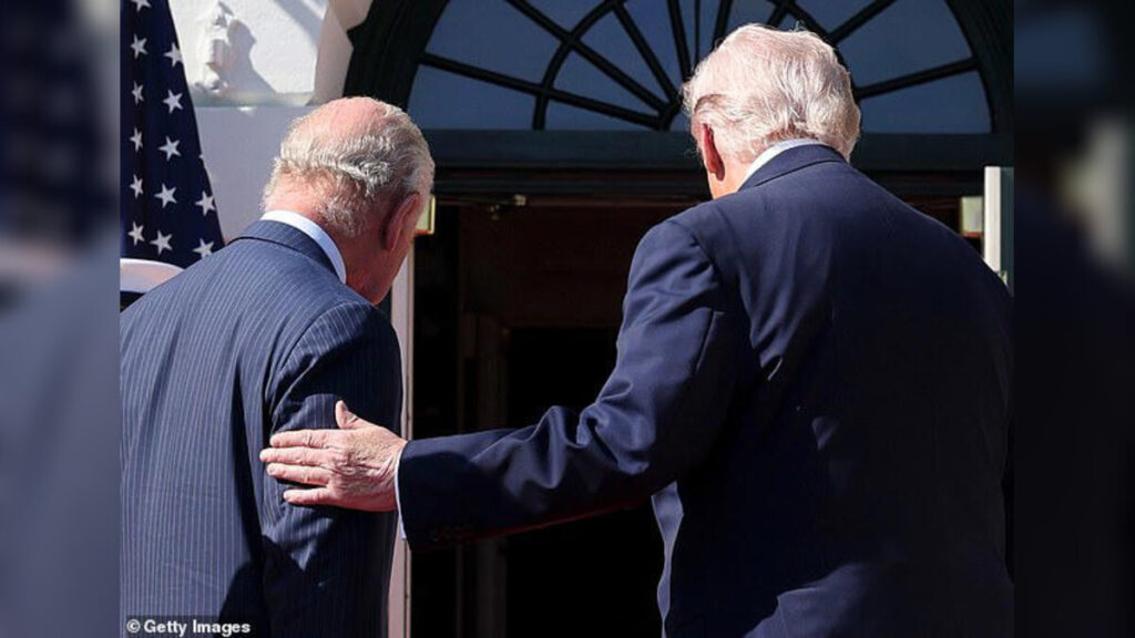 King Charles III and Donald Trump