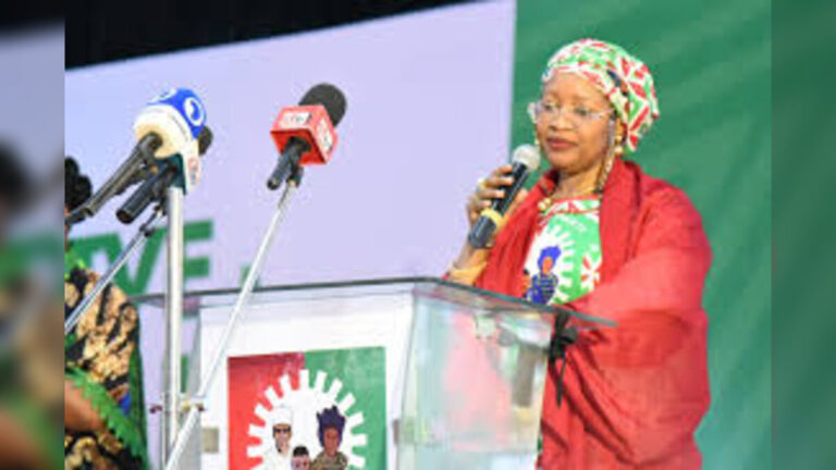 Labour Party delegates elect Nenadi Usman as national chairman during heated convention decision in Umuahia Abia State