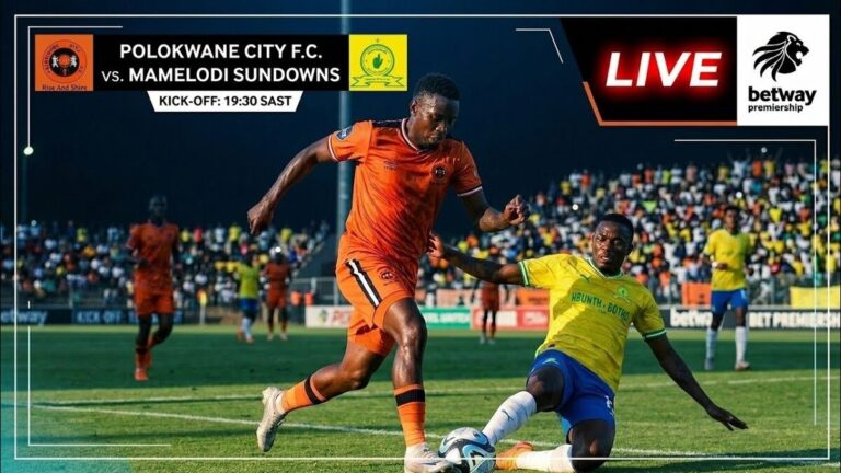 Mamelodi Sundowns Challenge Polokwane City in Betway Premiership Clash at Seshego Stadium Limpopo Title Race Battle