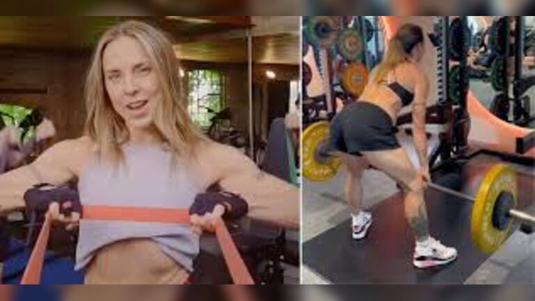 Mel C redefines fitness culture in London UK as she reveals strength training secrets behind Sporty Spice muscular physique transformation