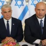 Naftali Bennett And Yair Lapid Launch Unite Political Party In Tel Aviv Israel Ahead Of National Elections Shake Up