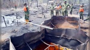 Nigerian Army destroys illegal oil refining sites and arrests suspects in massive Niger Delta crackdown across Rivers Delta Akwa Ibom and Bayelsa