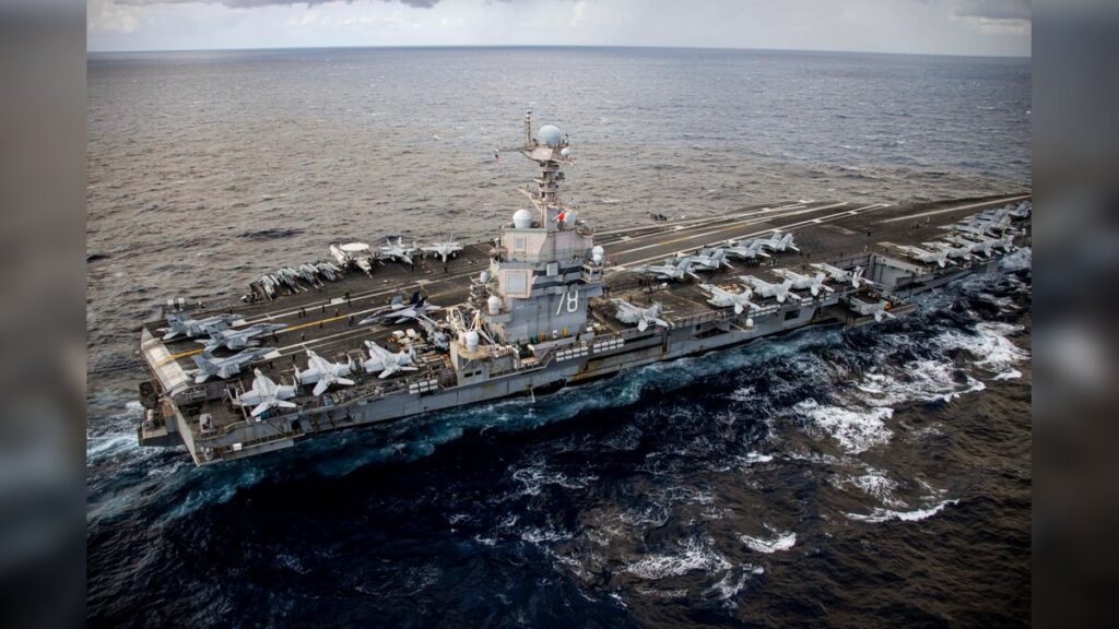 Pentagon Sends USS Gerald R. Ford Through Suez Canal Into Red Sea as Third Carrier Strike Group Moves Toward Middle East Flashpoint