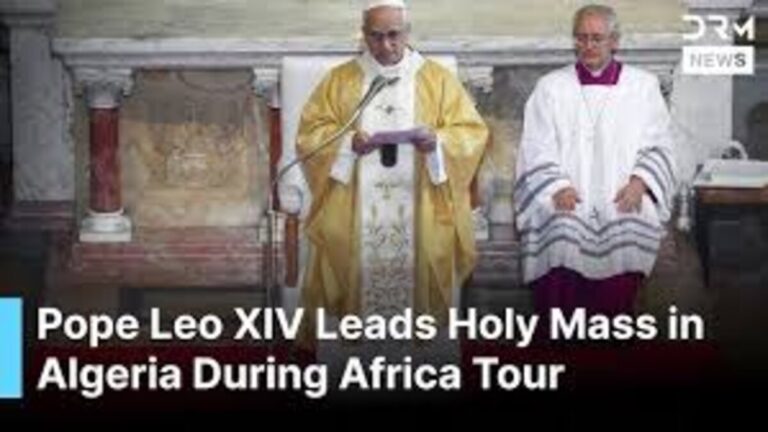 Pope Leo XIV delivers powerful renewal message as he celebrates Mass at Basilica of St Augustine in Annaba Algeria
