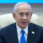 Prime Minister Benjamin Netanyahu at the Government meeting