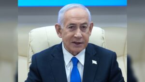 Prime Minister Benjamin Netanyahu at the Government meeting