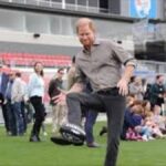 Prince Harry visits Western Bulldogs stadium and delivers mental health message while Australians debate royal style tour in Melbourne Australia