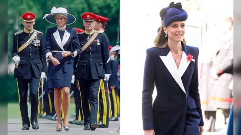 Princess Diana and Princess Kate