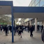 Rampaging Teen Mobs Spark Violent Clashes With Police Outside Shopping Centre In Milton Keynes
