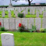 Researchers restore names of Captain Gordon Cuthbert and Lieutenant Leslie Harvey to WW1 graves in Ypres Belgium after 111 years of mystery