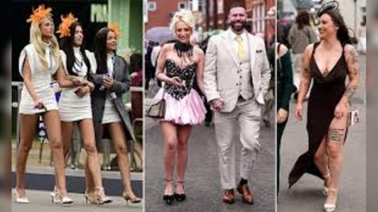 Revellers Turn Heads at Aintree With Daring Fashion Choices During Grand National Festival