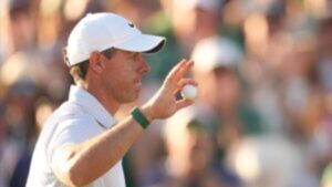 Rory McIlroy dominates The Masters tournament as Northern Irish golfer builds six shot lead at Augusta National Golf Club in United States