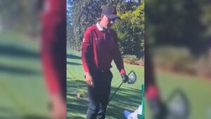 Sergio García apologizes after smashing club during dramatic Masters meltdown at The Masters in Augusta United States