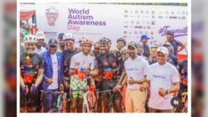 Teenage Autistic Cyclist Breaks Guinness World Record in Nigeria by Completing 100 Mile Awareness Ride