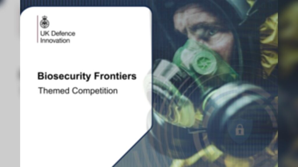 This competition seeks innovations to strengthen the UK's ability to detect, prevent and respond to biological risks