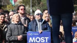 Thousands rally as Hungarian voters challenge Viktor Orban government during massive protest concert in Budapest Hungary