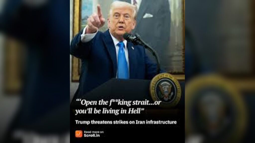 Trump Threatens Iran With Power Plant and Bridge Strikes Over Strait of Hormuz