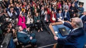 Trump Threatens to Destroy Iran Overnight in White House Briefing in Washington DC