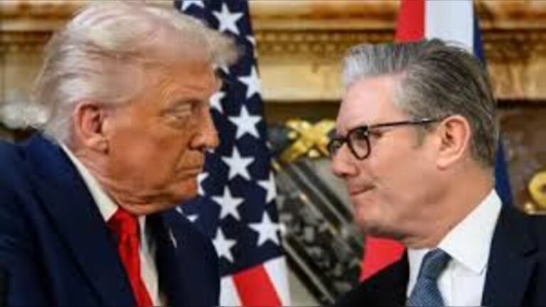 Trump threatens to downgrade UK trade deal as he clashes with Keir Starmer over Iran strikes in Washington and London