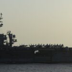 USS Abraham Lincoln (CVN 72) conducts U.S. blockade operations in the Arabian Sea