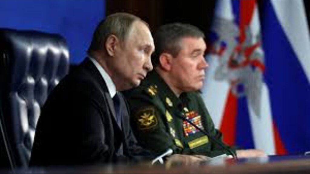 Valery Gerasimov inspects Russian military offensive operations in Donbas Ukraine as forces advance toward Sloviansk and Kramatorsk frontline cities