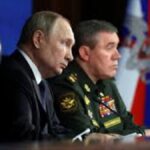 Valery Gerasimov inspects Russian military offensive operations in Donbas Ukraine as forces advance toward Sloviansk and Kramatorsk frontline cities