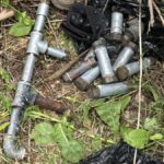 Weapons belonging to terrorists who hurled explosives and Molotov cocktails toward the community of Karmei Tzur