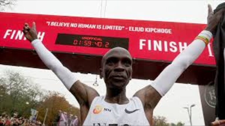 Eliud Kipchoge receives hero welcome in Kenya after breaking two-hour marathon barrier in elite race homecoming celebration