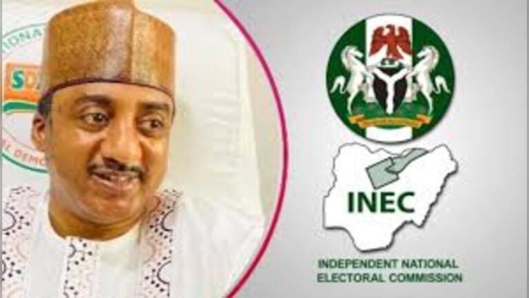 INEC recognizes Shehu Gabam as SDP chairman sparking leadership crisis in Social Democratic Party dispute in Abuja Nigeria