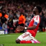 Arsenal fans transform Emirates Stadium atmosphere in London as Bukayo Saka delivers decisive Champions League breakthrough goal