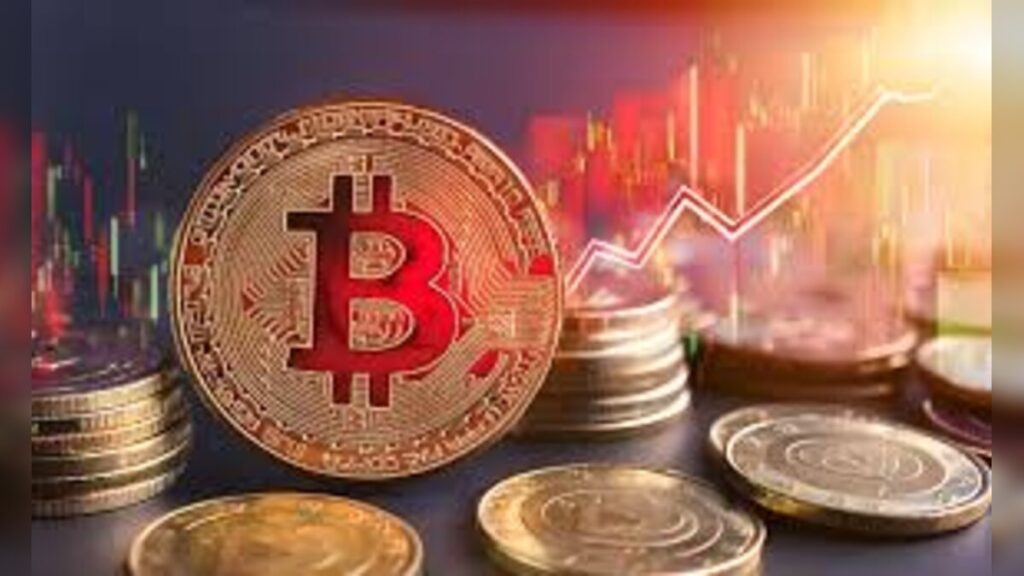 Bitcoin surges toward 77500 dollars as S&P 500 breaks record highs in United States stock market rally