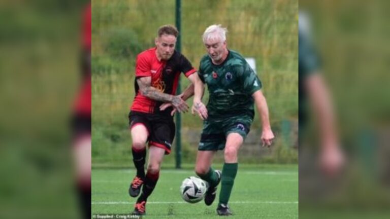 Craig Kirby defies age barrier as footballer dominates pitch in Rochdale park while inspiring global fitness movement from England