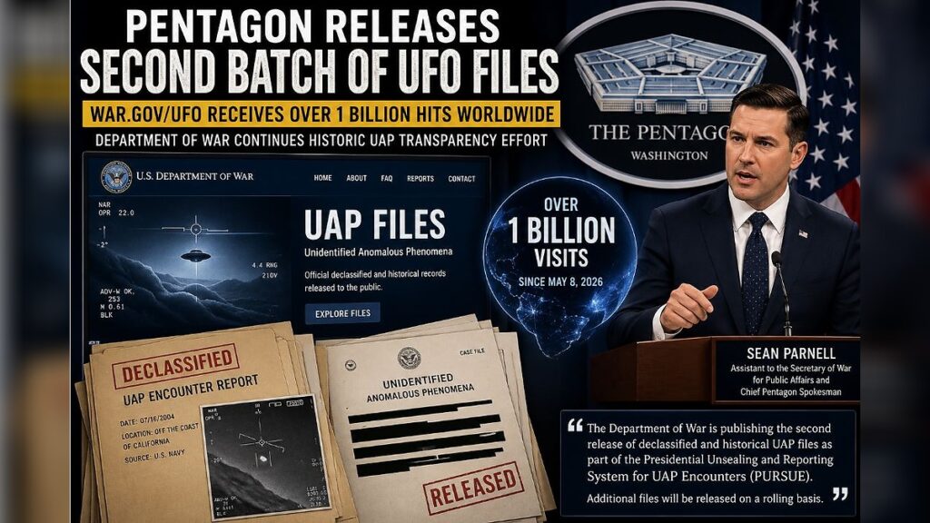 Pentagon Spokesman Sean Parnell Announces Explosive UAP File Dump as U.S. Department of War Expands Transparency Push on Alien Phenomena Data Platform in Washington D.C.