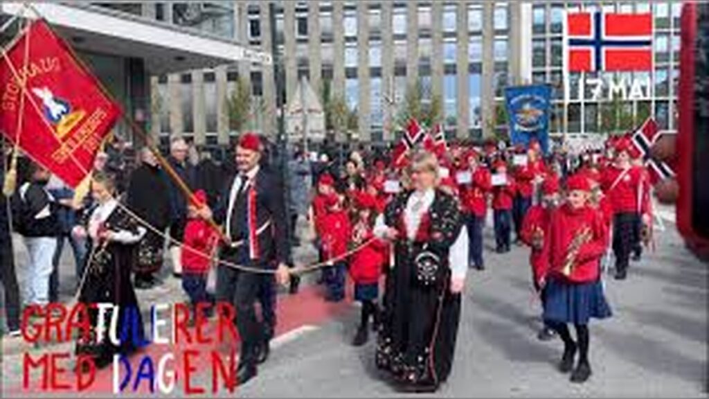 Stavanger Transforms Celebrates Constitution Day With Children Parade Flags and Unity Across City Streets Norway