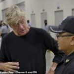 TV presenter Richard Madeley gets ejected from Cecot prison interview El Salvador Tecoluca facility