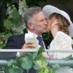 Christian Horner and Geri Halliwell Stir Controversy at Royal Ascot in Berkshire as Former F1 Boss and Spice Girl Share Intimate Public Kiss