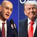 “Donald Trump Attends NBA Finals Game at Madison Square Garden in New York While Adam Silver Praises Controversial Presidential Visit”